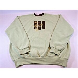 Top Stitch By Morning Sun Crewneck Sweatshirt Women's Large Sequined Grandmacore